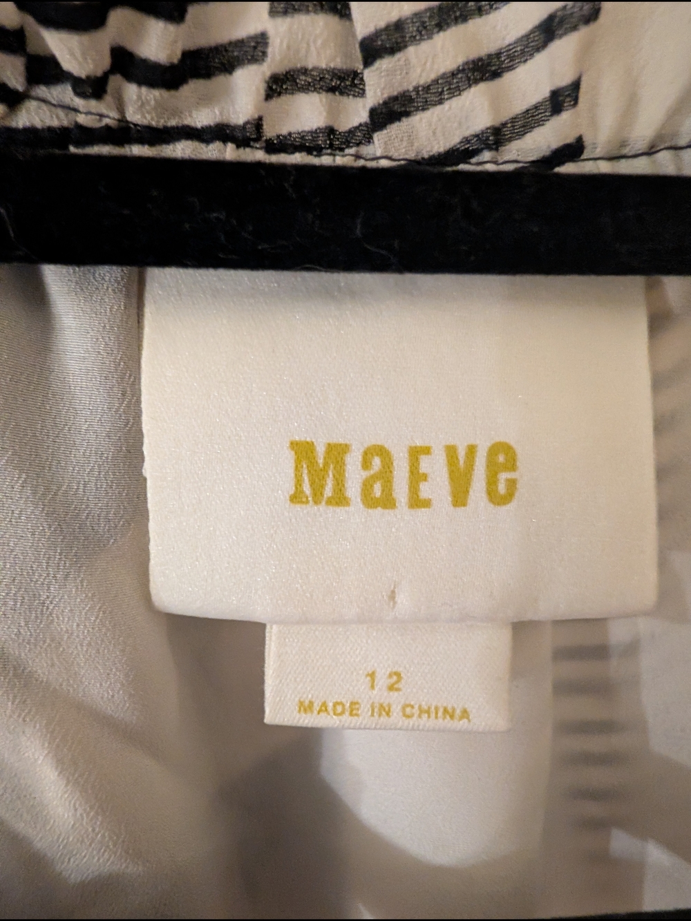 Maeve Anthropologie Black White Mixed Print Halter Hi-Low Maxi Dress - Picture 5 of 6